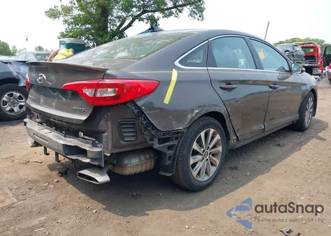 2017 Hyundai Sonata Sport z USA, uszkodzony, nr VIN 5NPE34AF7HH462495
